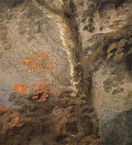 Antiquités - Pandolfo Reschi (1624 -1699) - Chasse au cerf dans un paysage boisé